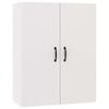 vidaXL Hangkast 69,5x34x90 cm bewerkt hout wit