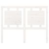 vidaXL Hoofdbord 125,5x4x100 cm massief grenenhout wit