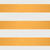 vidaXL Luifel uittrekbaar 4,5x3 m stof en aluminium geel en wit