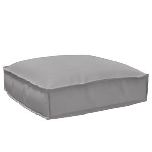 vidaXL Kussen Oxford Stof Grijs 50 x 50 x 12 cm