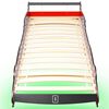 vidaXL Kinderbed raceauto met LED-verlichting rood 90x200 cm
