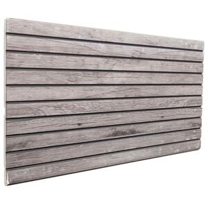vidaXL Wandpanelen 5 st 100 x 50 cm Grijs EPS-schuim