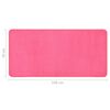 vidaXL Bedtapijten shaggy hoogpolig 3 st roze