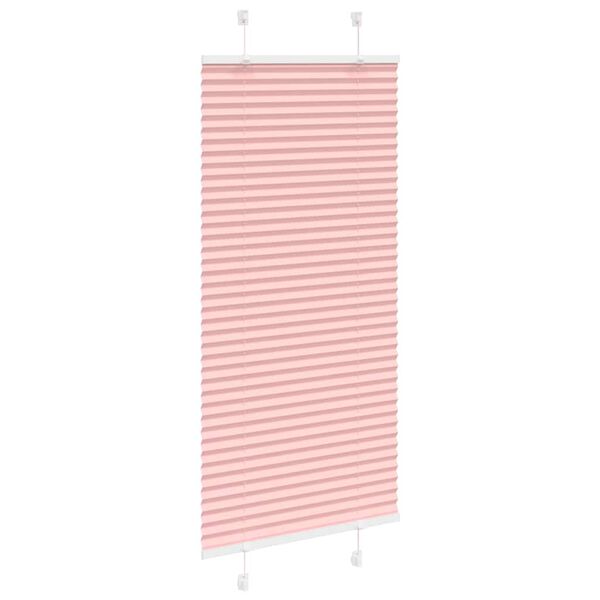 vidaXL Pliss&eacute; rolgordijn 55x150 cm stofbreedte 54,4 cm polyester roze