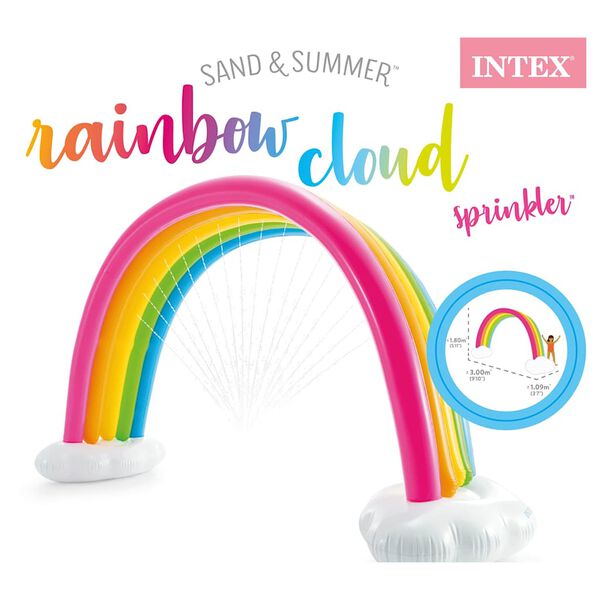 Intex Regenboogsproeier 300x109x180 cm meerkleurig