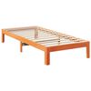 vidaXL Bedframe zonder matras massief grenenhout wasbruin 80x200 cm