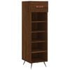 vidaXL Schoenenkast 30x35x105 cm bewerkt hout bruin eikenkleur