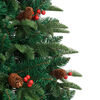 vidaXL Kunstkerstboom Groen 150 cm PVC en Metaal en Plastic