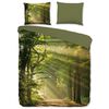 Good Morning Dekbedovertrek WOODS 240x200/220 cm groen