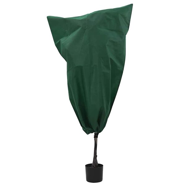 vidaXL Vorstbescherming Plantenfleece Covers 10 pcs Groen 0,8 x 1,2 m