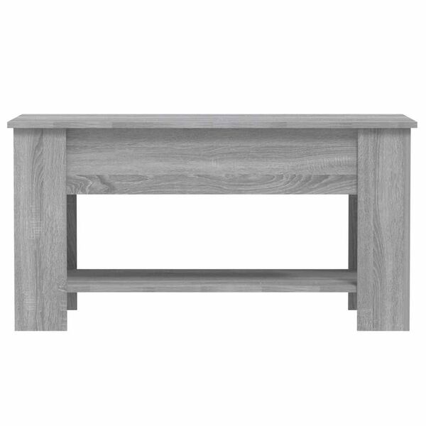 vidaXL Salontafel 101x49x52 cm bewerkt hout grijs sonoma eikenkleurig