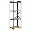 vidaXL Boekenkast Artisan Eiken 40 x 30 x 119 cm Bewerkt hout