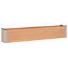 vidaXL Verhoogde plantenbak Bruin 200 x 30 x 36 cm alu.