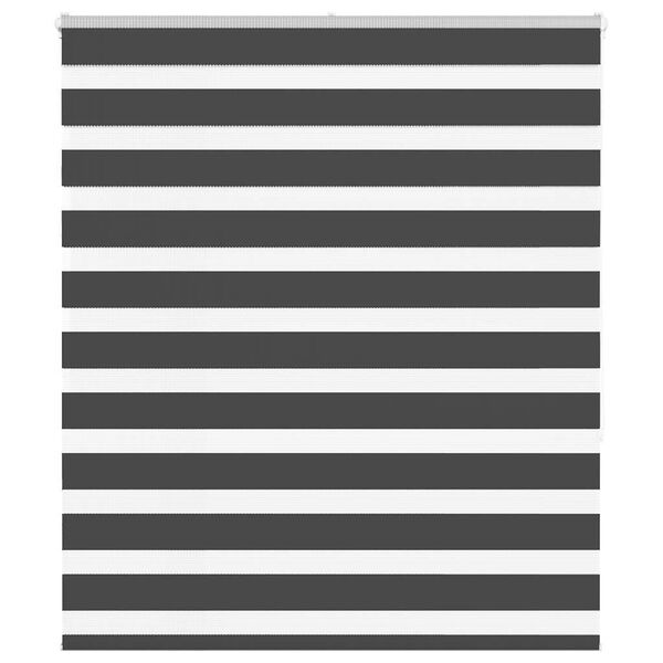 vidaXL Zebra rolgordijn 135x150 cm stofbreedte 130,9 cm zwart