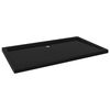 vidaXL Douchebak rechthoekig 70x120 cm ABS zwart