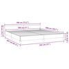 vidaXL Bedframe met hoofdeinde zonder matras 180x200 cm zwart