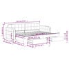 vidaXL Slaapbank met onderschuifbed en lades 80x200 cm fluweel geel