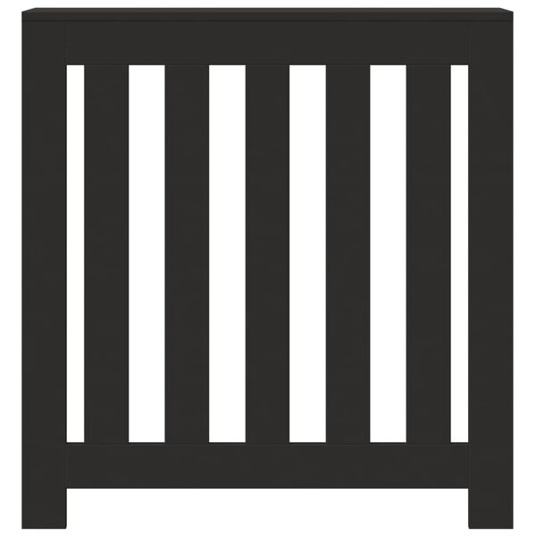 vidaXL Radiatorombouw 78x20x82 cm bewerkt hout zwart