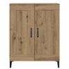 vidaXL Dressoir Artisan Eiken 69,5 x 34 x 90 cm Bewerkt hout