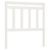 vidaXL Hoofdbord 106x4x100 cm massief grenenhout wit