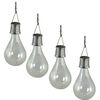 Luxform Solar LED-feestverlichting voor buiten doorzichtig 4 st 95420