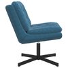 vidaXL Draaibare Relaxstoel Blauw 63 x 75 x 76 cm Fluweel