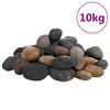 vidaXL Kiezelstenen gepolijst 5-8 cm 10 kg meerkleurig