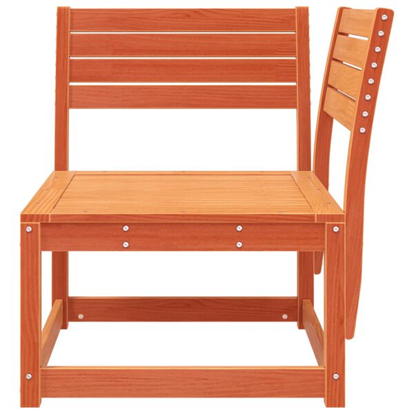 vidaXL Tuinhoekbank 73x73x78 cm massief grenenhout wasbruin