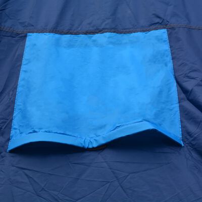 vidaXL Tent 9-persoons donkerblauw en blauw