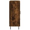 vidaXL Dressoir 69,5x34x90 cm bewerkt hout gerookt eikenkleurig