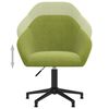 vidaXL Eetkamerstoelen draaibaar 4 st fluweel lichtgroen