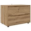 vidaXL Opbergkast 80 x 48 x 57 cm Bewerkt hout Artisan Eiken