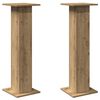 vidaXL Speakerstandaards 2 st 30x30x95 cm hout artisanaal eikenkleurig