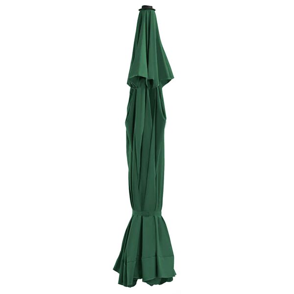 vidaXL Vervangingsdoek voor parasol 515 cm groen