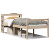 vidaXL Seniorenbed met hoofdbord massief grenenhout 90x200 cm