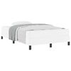 vidaXL Bedframe met matras Puur Wit 120 x 190 cm Stof