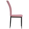vidaXL Eetkamerstoelen 4 st fluweel roze