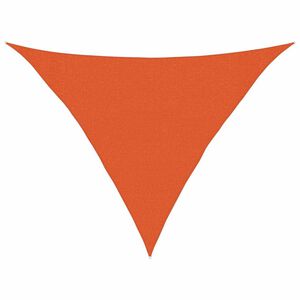 vidaXL Zonnezeil 160 g/m&sup2; 3x3x4,2 m HDPE oranje