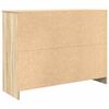 vidaXL Dressoir met lade 101x35x76 cm spaanplaat sonoma eikenkleurig