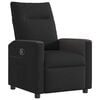 vidaXL Fauteuil verstelbaar stof zwart