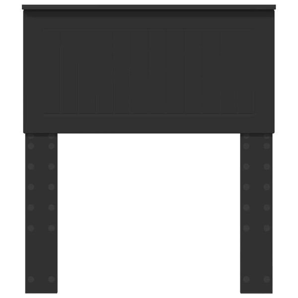vidaXL Hoofdbord Zwart Eiken 75 cm Bewerkt hout