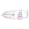 vidaXL Tuinkas met stalen frame 108 m&sup2; 18x6x2,85 m groen