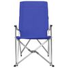 vidaXL Campingstoelen inklapbaar 2 st blauw