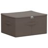 vidaXL Opbergbox 24 st Nonwoven stof 50 x 30 x 25 cm 37,5 L Grijs
