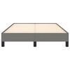 vidaXL Bedframe zonder matras 120x190 cm stof donkergrijs