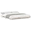 vidaXL Bedframe Wit 200 x 220 cm Massief grenenhout
