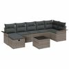 vidaXL Tuin Sofa Set 8 st Poly riet