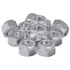 vidaXL Moer 9574 st zilver M6 x 10 mm IJzer