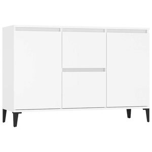 vidaXL Dressoir 102x35x70 cm bewerkt hout wit