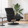 vidaXL Massage Recliner Stoel Zwart 71 x 98 x 106 cm Nep Leer